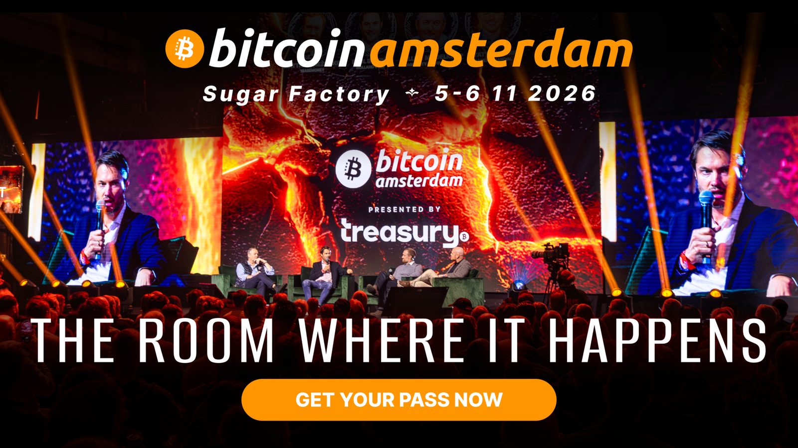Bitcoin Amsterdam 2026 官方主視覺（BTC Media press kit）