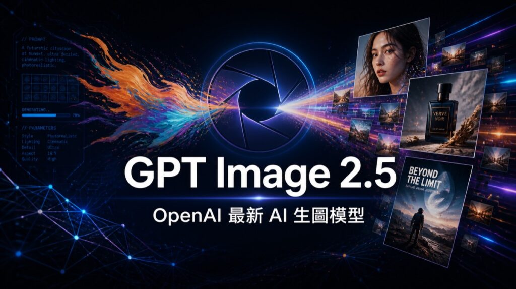 GPT Image 2.5 完整解析：OpenAI 最新 AI 生圖模型實測反應、功能與限制一次看